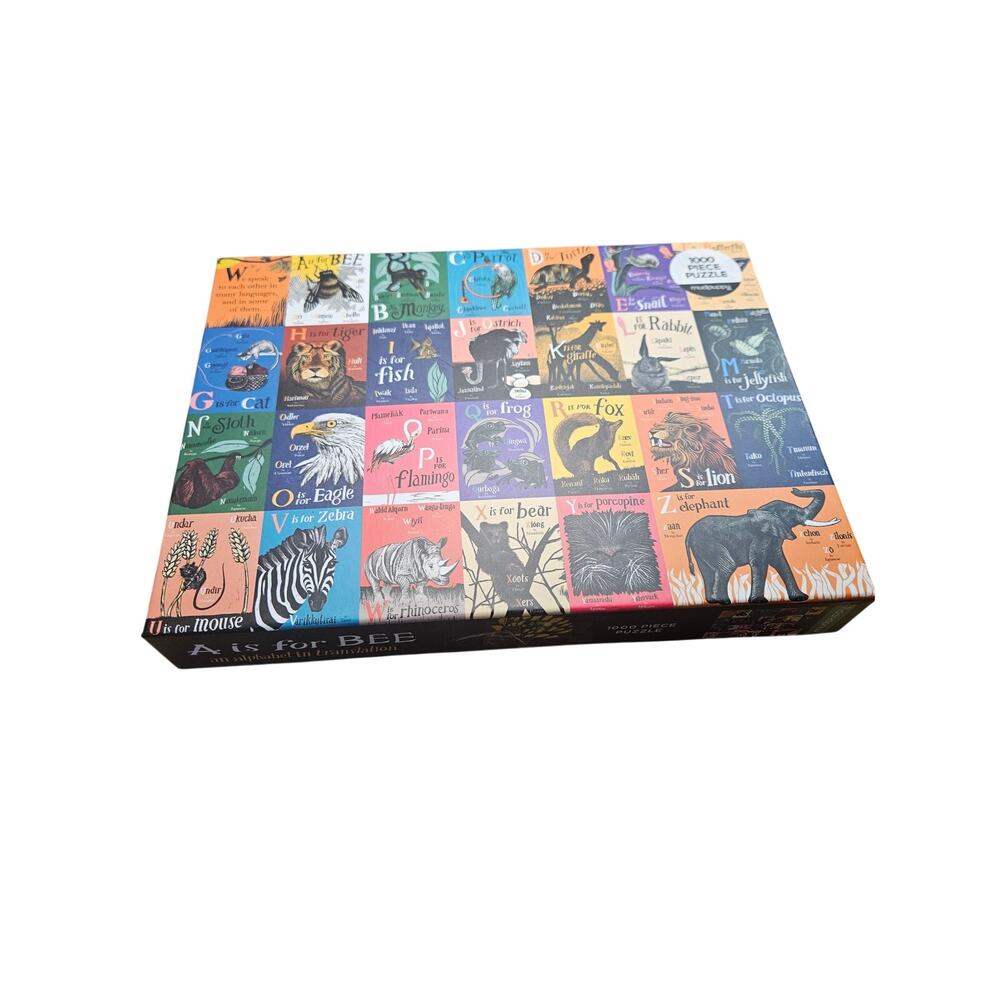Mudpuppy A Is For Bee 1000 Piece Jigsaw Puzzle